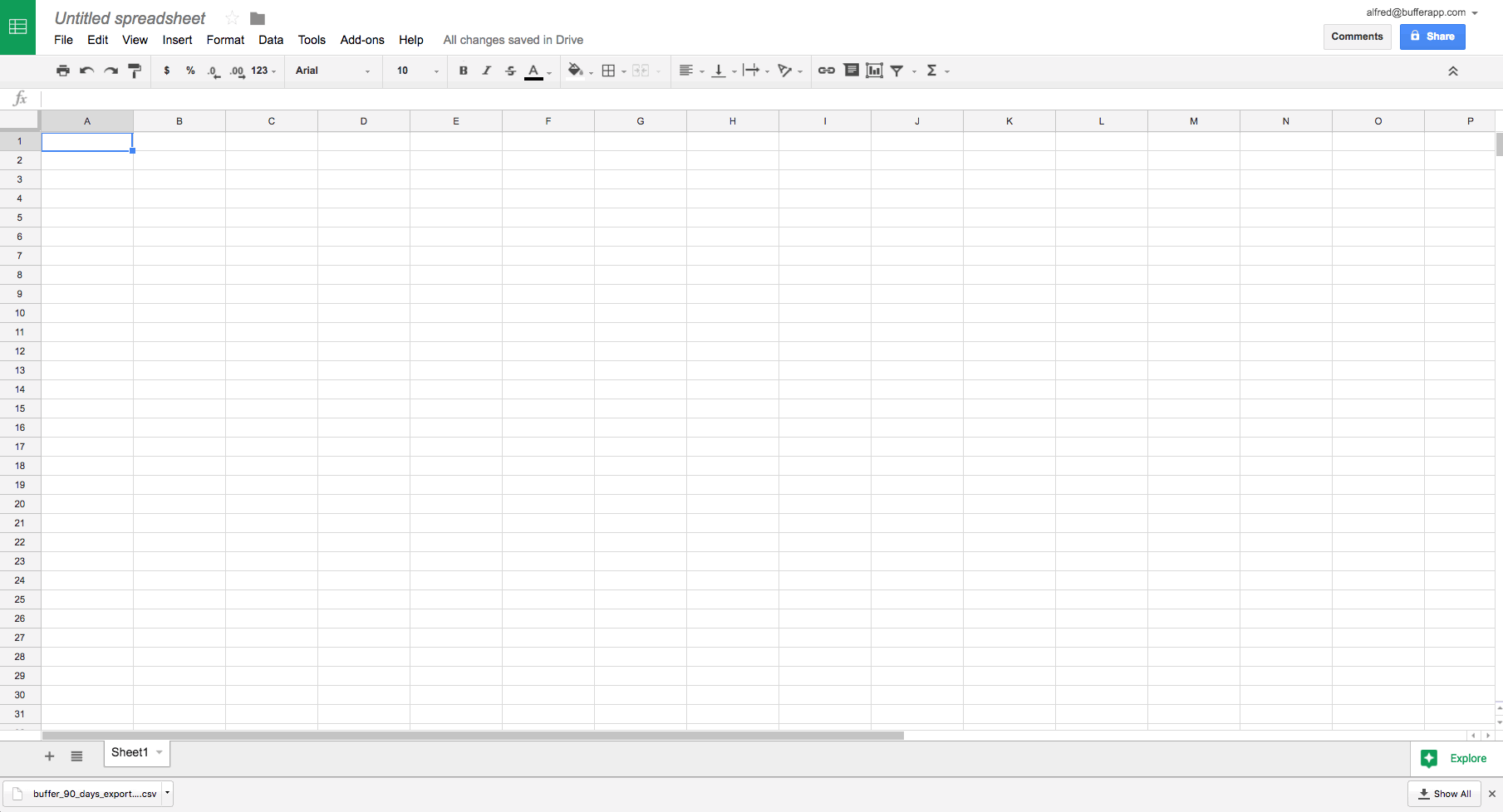 Import to Sheets Import to Sheets